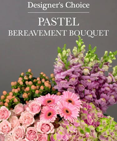 Pastel Bereavement - Custom Designs Bouquet